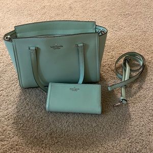 Kate spade matching wallet and purse